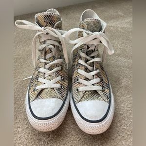 Snakeskin Converse